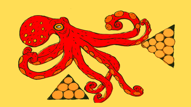 Triangle Numbers with Octupus